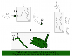 Toyota Highlander 2008-2010 3.5 Gearbox Cooling Radiator