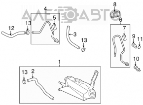 Toyota Highlander 2008-2010 3.5 Gearbox Cooling Radiator
