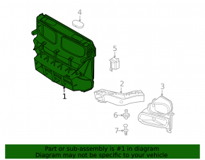 TV panel radiator BMW X5 E70 07-13