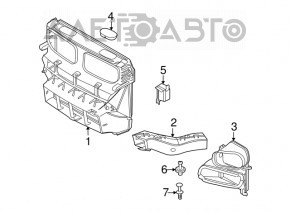 TV panel radiator BMW X5 E70 07-13