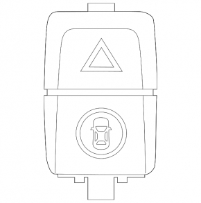 Hazard warning button BMW X3 G01 18-21