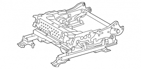 Motor for adjusting the lower cushion of the driver's seat Lexus ES300h ES350 13-18 rear
