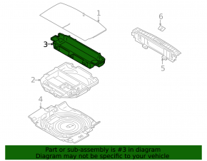 Mitsubishi Outlander 22-25 trunk tray