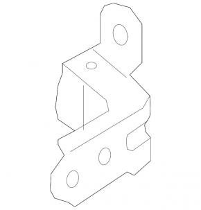 Lower rear left door hinge for Kia Sportage 23-26