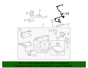 Toyota Prius 30 10-15 heater wiring