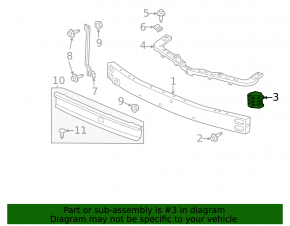 Chevrolet Equinox 22-24 Front Bumper Absorber