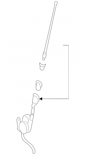 Lexus RX300 98-03 Antenna