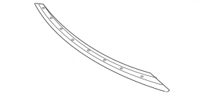 Hyundai Sonata 11-13 front bumper lower grille