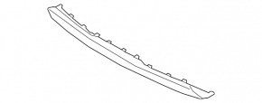 Hyundai Tucson 19-21 front bumper lip trim, silver