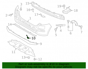 Hyundai Kona 18-23 EV Front Bumper Tow Hook Cap