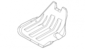 Rear bumper guard left Hyundai Sonata 20-23 SE