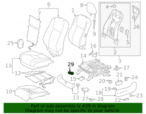 Lexus CT200h Passenger Seat Heating Control Unit 11-17