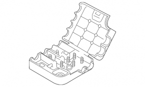 Positive terminal Audi Q5 8R 09-17 underhood