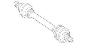 Drive axle shaft rear right Mercedes X247 GLB 20-26 AWD