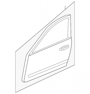 Door bare front right Infiniti G25 G35 G37 4d 06-14