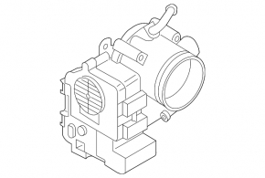 Throttle valve VW Passat b7 12-15 USA 2.5