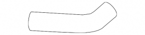 Left intercooler pipe first Honda Accord 18-22 tires