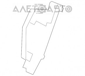 Door lock trim rear right Mercedes W221
