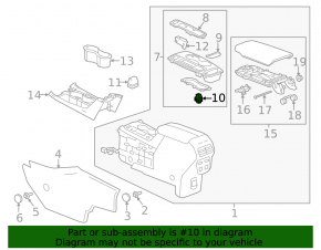 Chevrolet Equinox Parking Button 18-