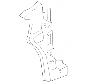 Front right body pillar Chevrolet Volt 16-