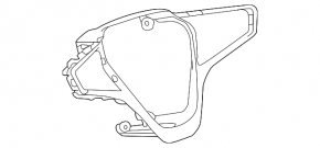 Chevrolet Volt 16 steering wheel cover - chrome