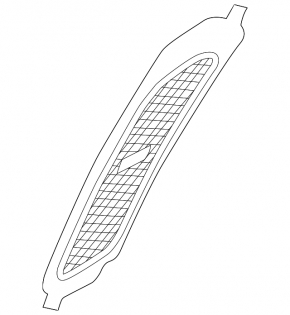Left front bumper reflector for Volkswagen Arteon 19-23
