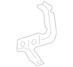 Front left center fender bracket BMW 3 F30 12-18