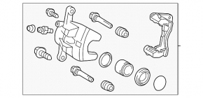 Front right caliper Lexus UX200 UX250h 19-