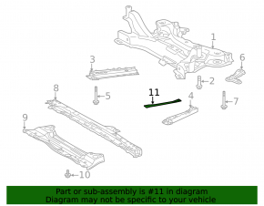 Toyota Prius V 12-17 Front Subframe Strut