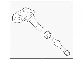 Wheel Pressure Sensor Hyundai Sonata 11-15