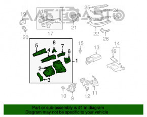 Front right quarter Lexus RX350 RX450h 10-15 graphite