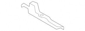 Front bumper mudguard left Toyota Camry v70-