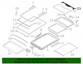 Rear panorama overlay BMW X7 G07 19-22