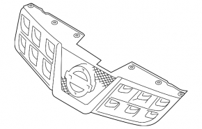 Nissan Rogue 11-15 grille