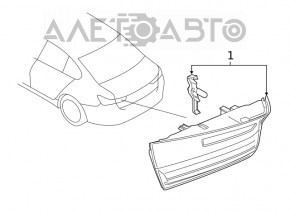 Light inside trunk lid right BMW 3 G20 19-21