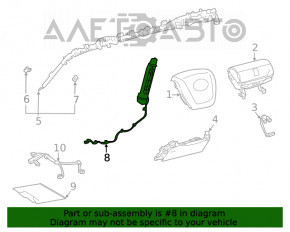 Airbag airbag seat left Toyota Highlander 20-