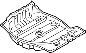 Trunk trough Infiniti G25 G35 G37 4d 06-15