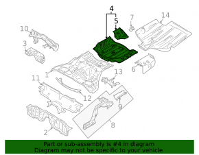 Trunk trough Infiniti G25 G35 G37 4d 06-15 graphite