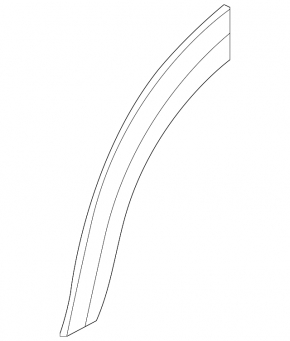 Rear left rear fender arch trim for Nissan Pathfinder 22-26