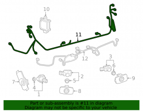 Toyota Prius 50 19-22 Rear Bumper Wiring for PMA