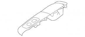 Front Right Window Regulator Cover Subaru Impreza WRX GH 08-10