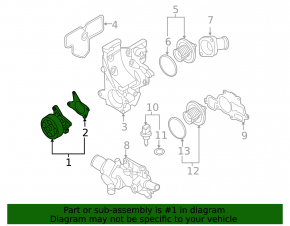 Nissan Cube 08-14 Water Pump
