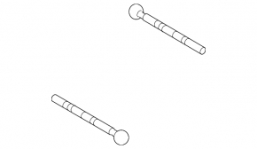Left steering rod for Nissan Rogue 2012