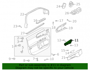Door handle inside front right Ford Bronco Sport 21-25