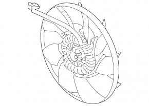 Land Rover Range Rover 13-21 3.0, 5.0 Cooling Fan