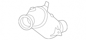 Downpipe with catalytic converter BMW X5 E70 07-13 3.0T N55