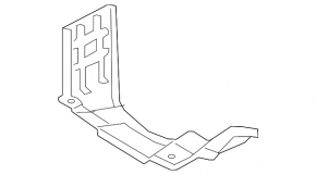 Front left trunk floor bracket Volvo XC90 16-22 for 5 seats