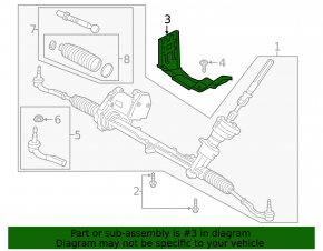 Front left trunk floor bracket Volvo XC90 16-22 for 5 seats