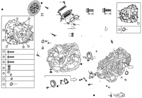 Rear gearbox bracket for Toyota Rav4 19-25