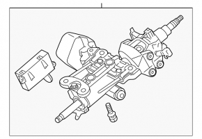 Steering column Lexus GS300 GS350 GS430 GS450h 06-11 with block, without locking